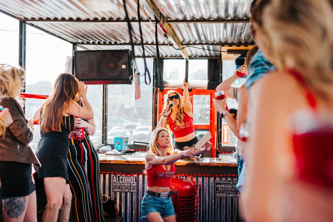 Nashville Tractor Party Wagon | Original Open-Air Party Tour Tour Image 2