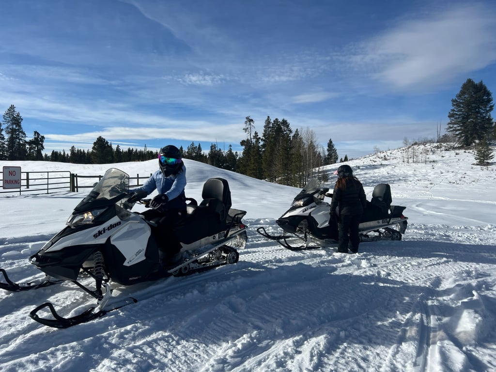 Brooks Lake Snowmobile Tour Tour Image 3