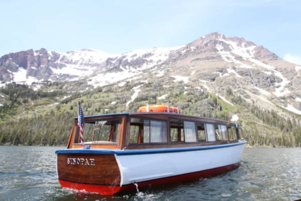 Two Medicine Lake Scenic Boat Tour in Glacier Park Tour Image 7