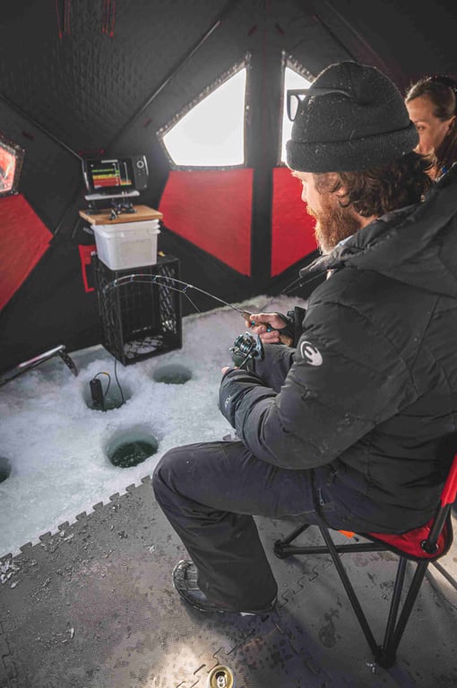 Ice Fishing On Whitefish Lake Tour Image 5