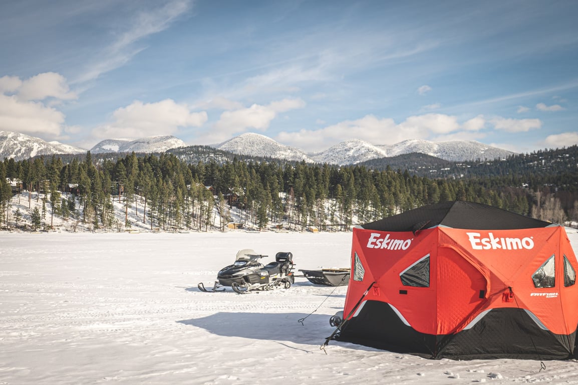 Ice Fishing On Whitefish Lake Tour Image 3