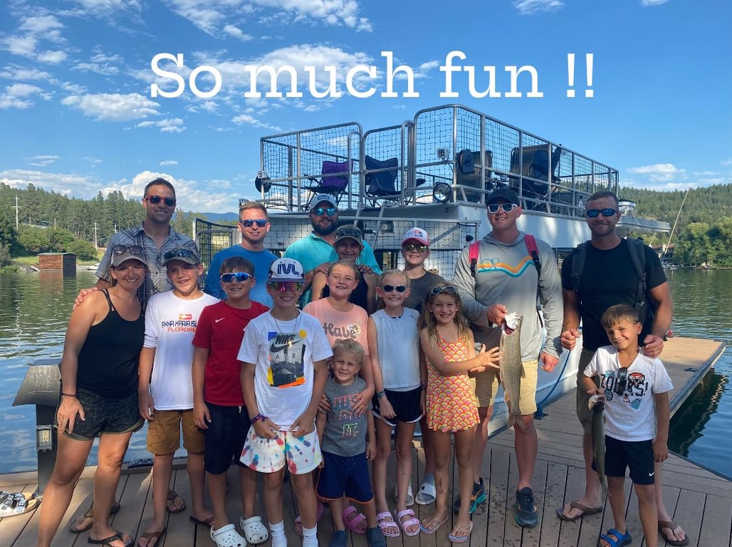 Flathead Lake Private Double Decker Fishing Charter Tour Image 5