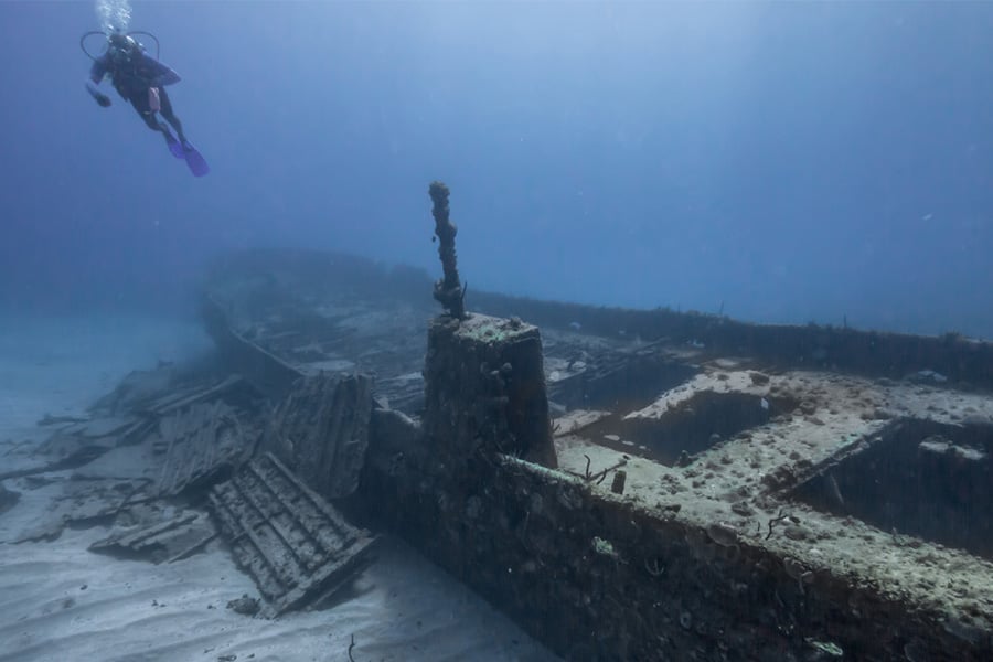 Diving in Roatan