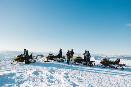 Alpine, WY Snowmobile Rentals - Half Day Tour Image 2