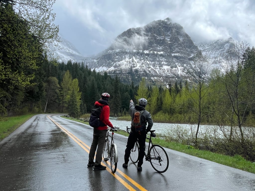 Bike in Glacier Park image