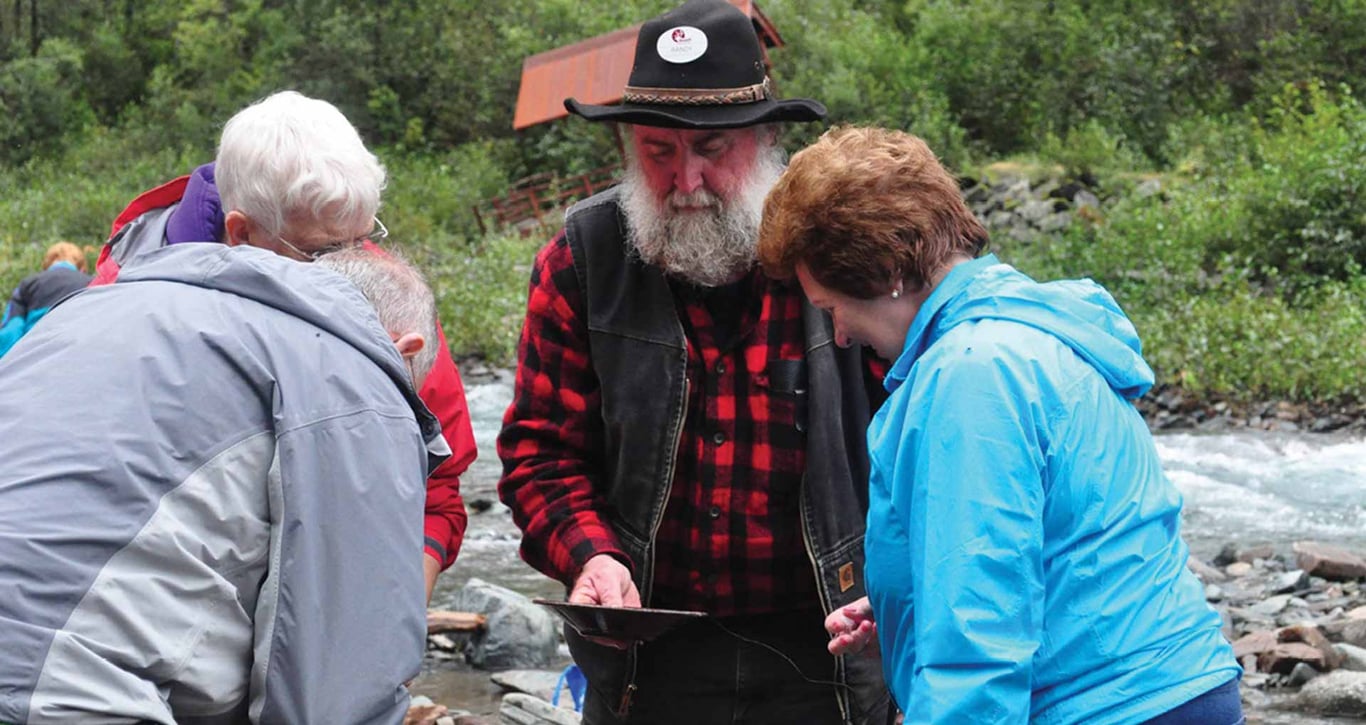 Gold Panning and Salmon Bake image