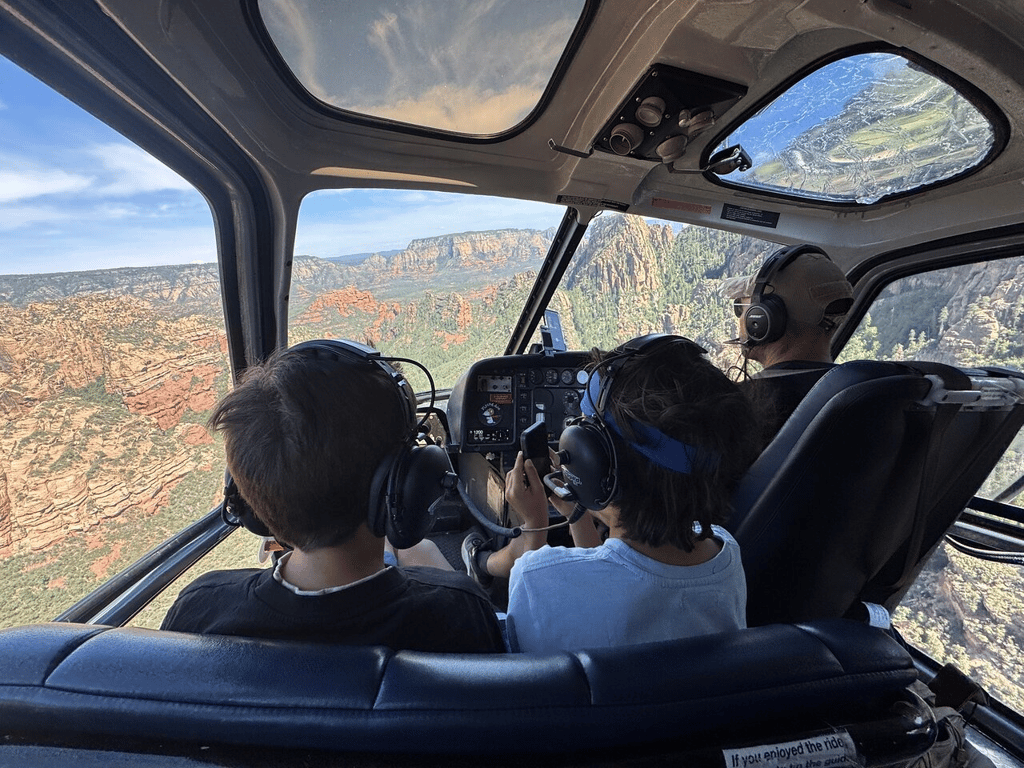 Sunset Helicopter Tour of the Mogollon Rim image