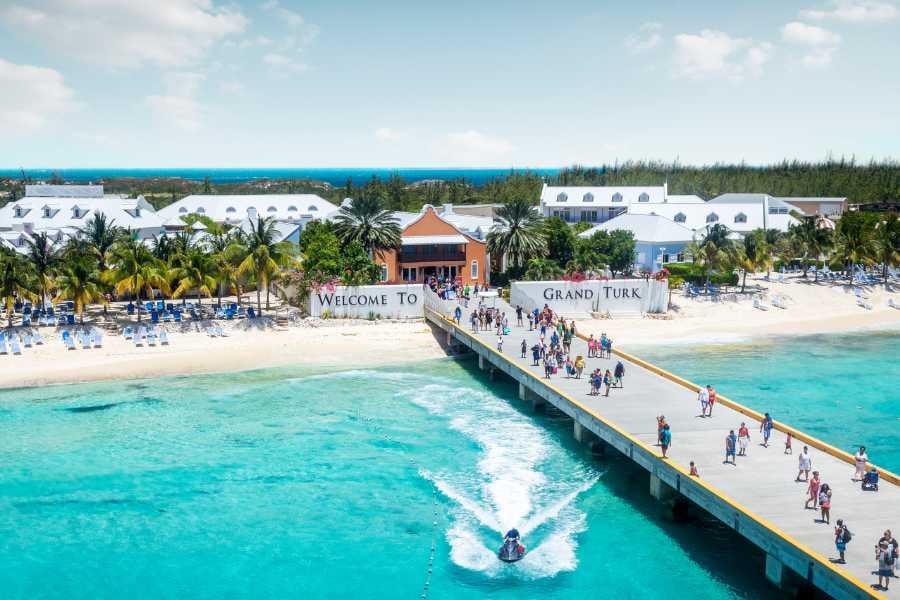 A beautiful view of the beach