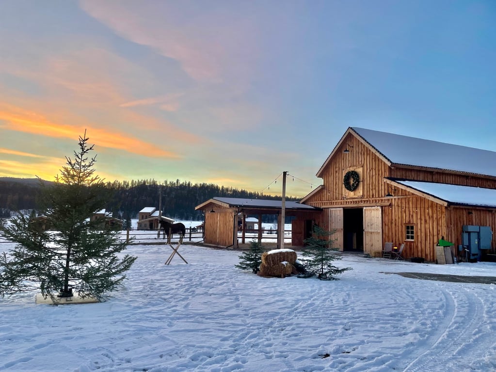 Clydesdale Winter Sleigh Ride Tour Image 1