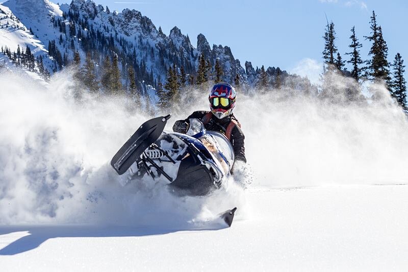 2 Hour Guided Snowmobile Tour Alta Lakes Tour Image 10