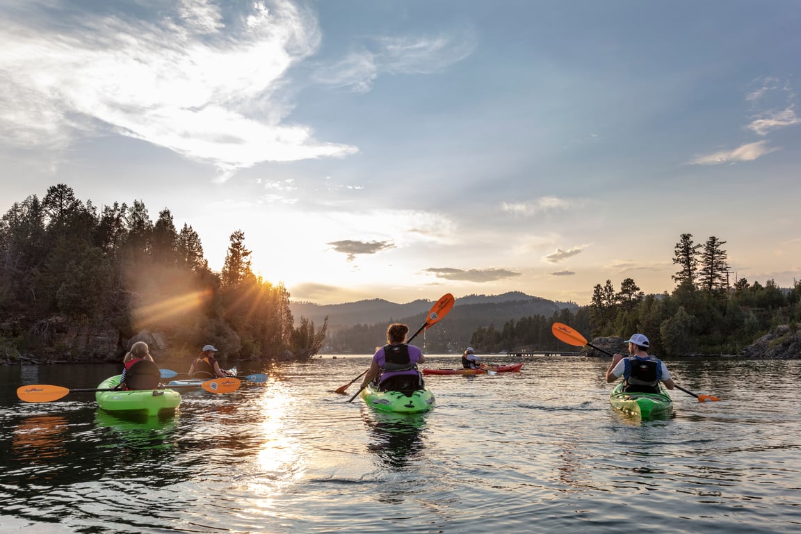 Sunset & Honeymoon Kayak Paddle image