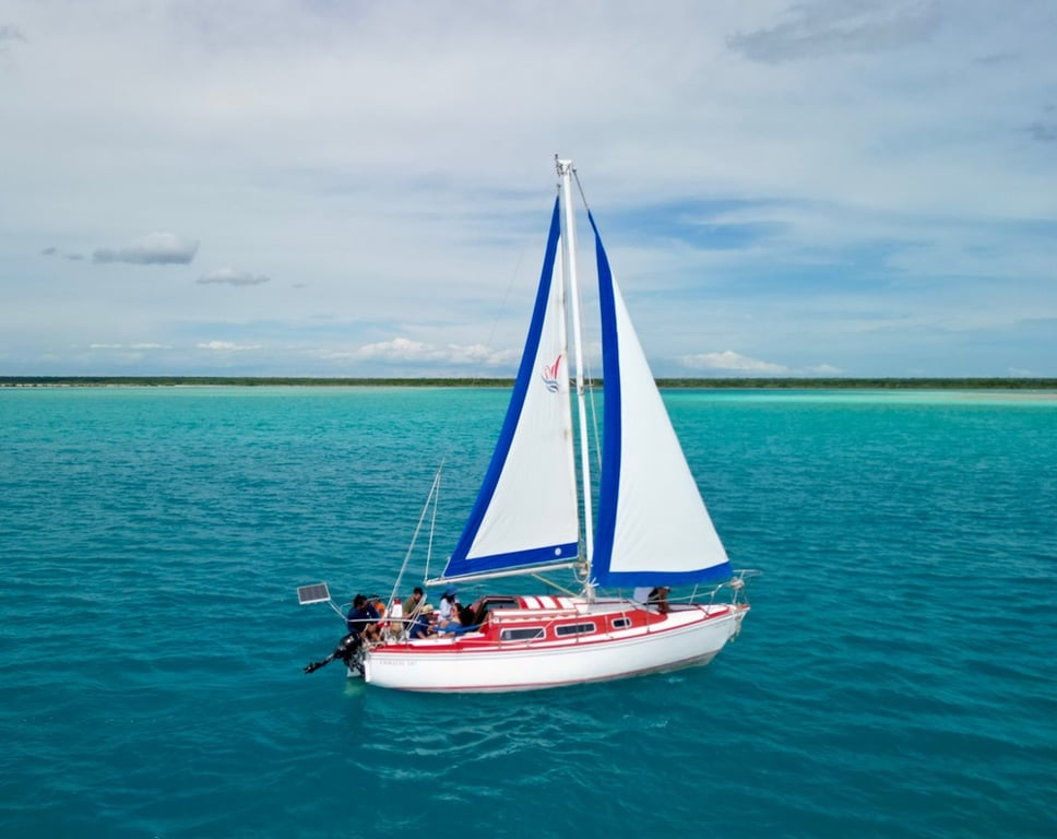 Bacalar Sailing Half Day Tour (Shared Sailboat) image