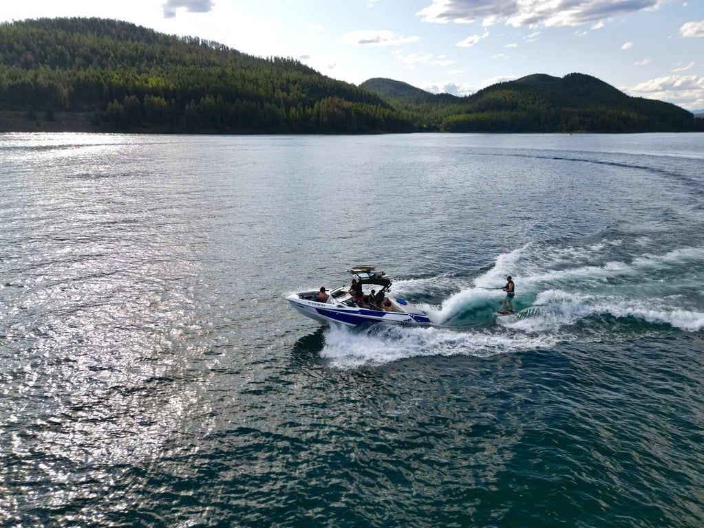 Whitefish Lake Wake Surfing - Half-Day Tour Image 1