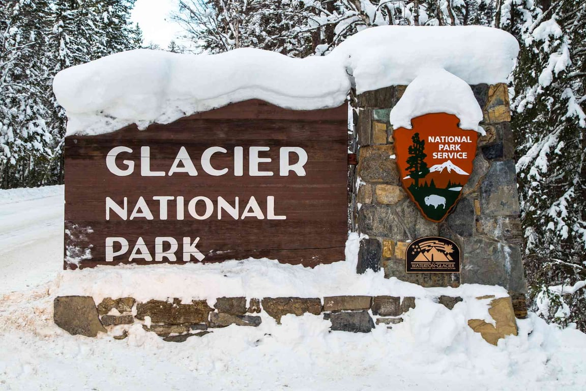 Glacier National Park Winter Scenic Tour image