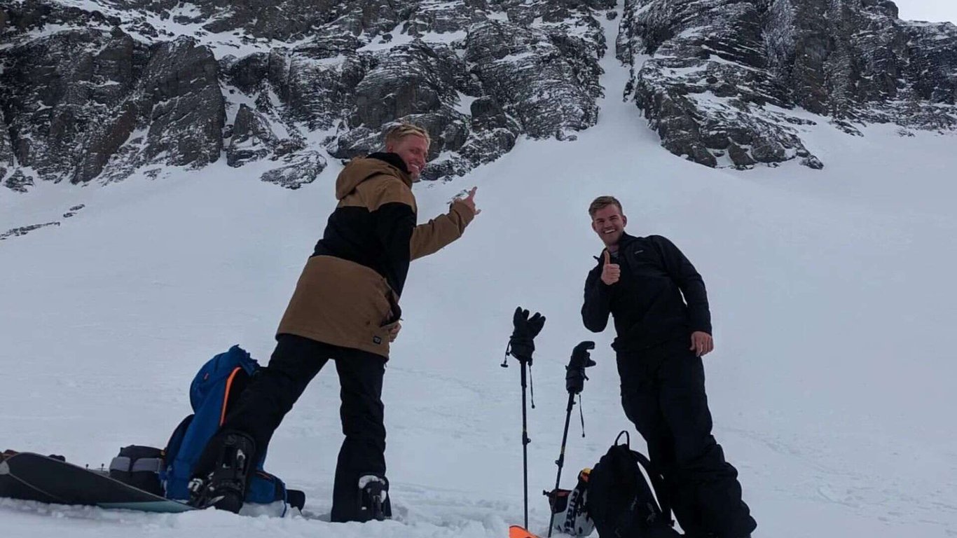 Snowmobile Assist Backcountry Ski Touring Tour Image 9