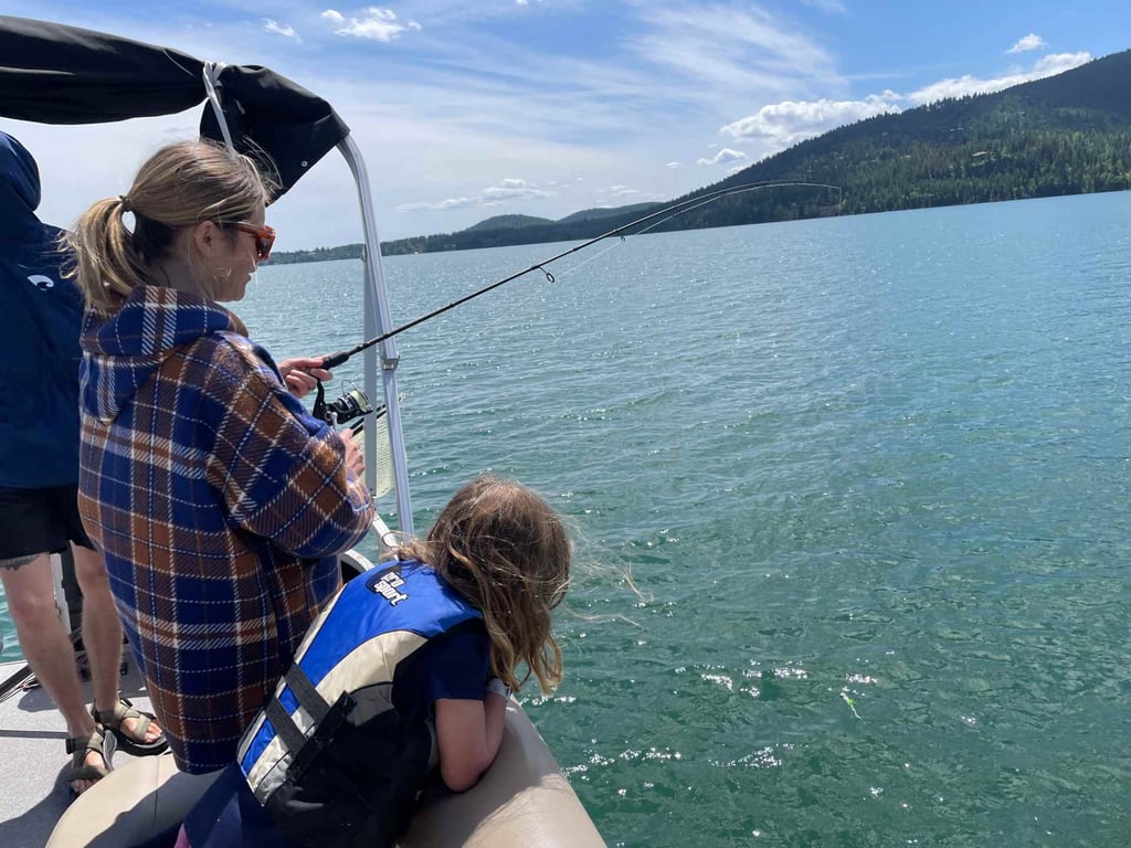 Private Sunset Fishing on Whitefish Lake Tour Image 7