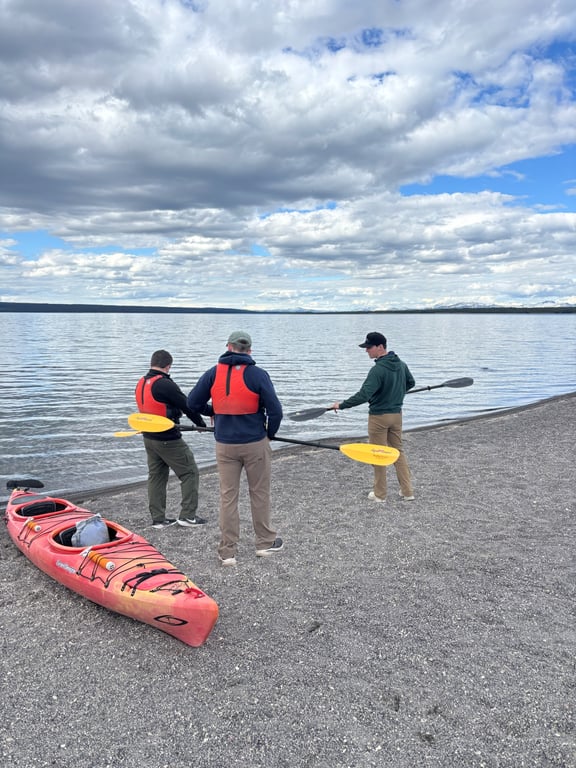 Morning Kayak On Yellowstone Lake Tour Image 5