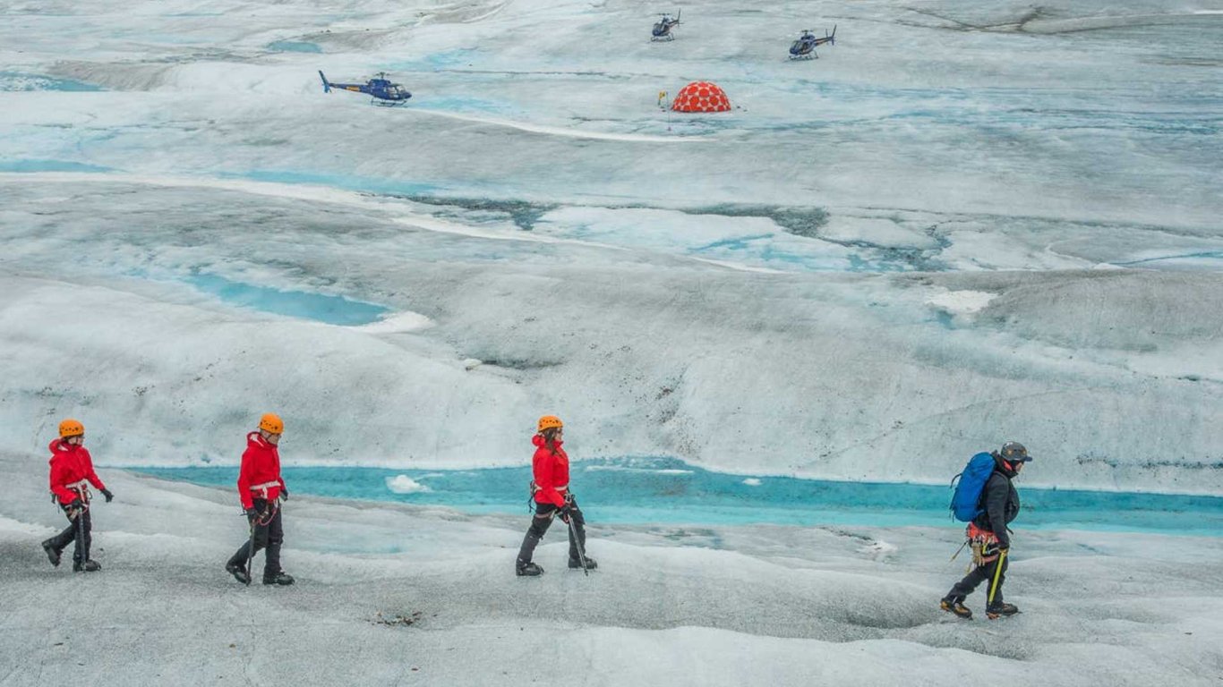 Helicopter Glacier Walkabout image