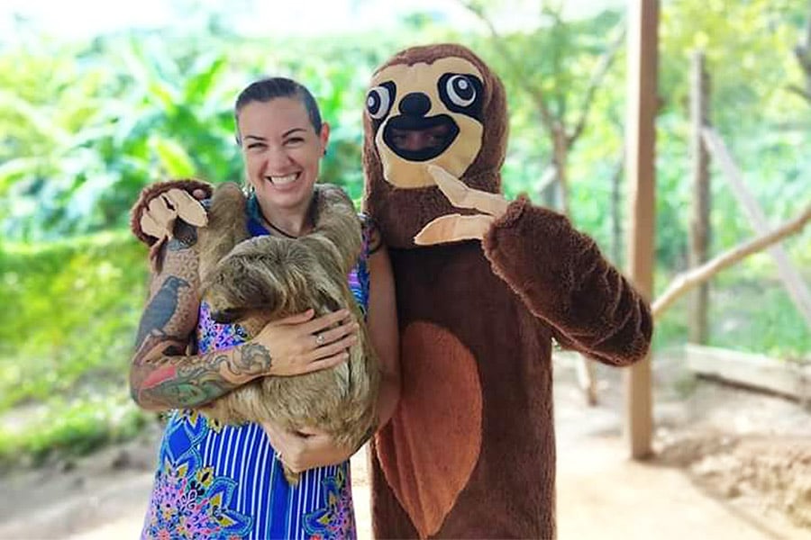Sloths in Roatan