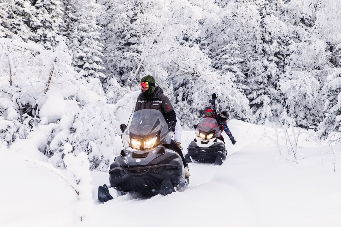 Brooks Lake Snowmobile Tour Tour Image 1