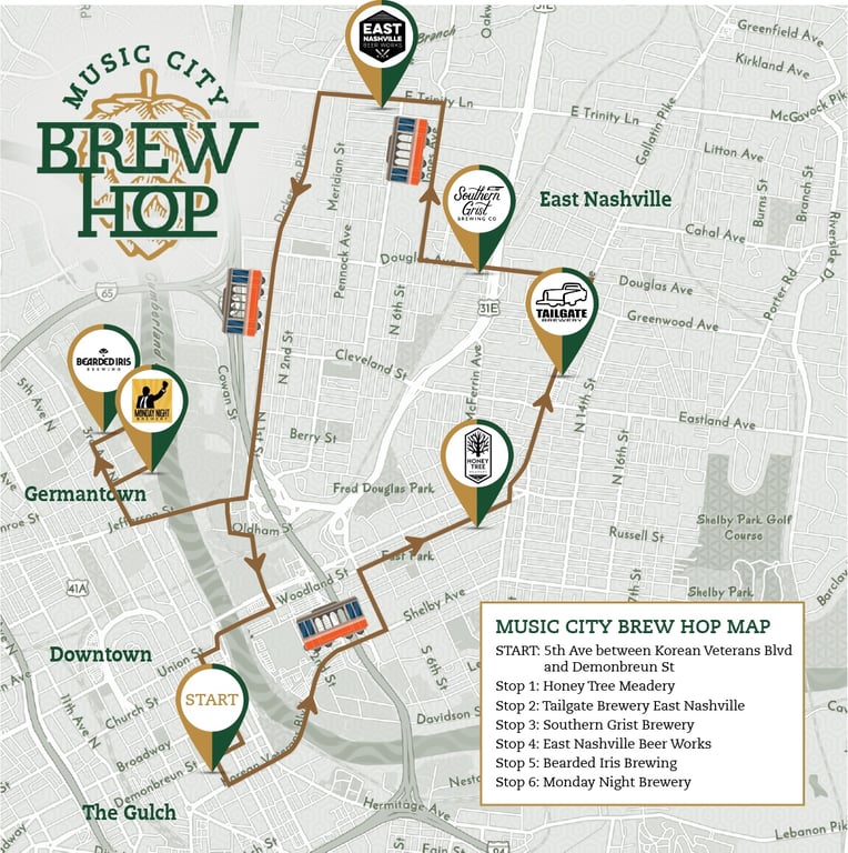 Nashville Brew Hop Loop Tour Image 11