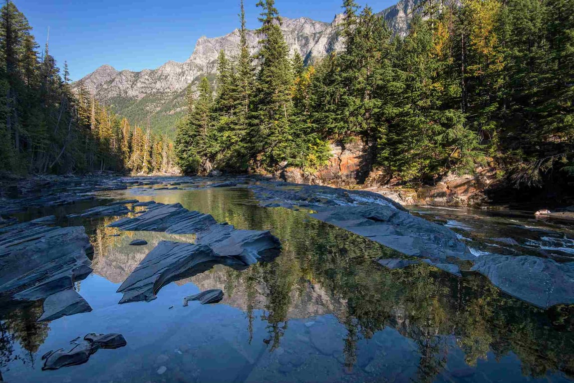 Upper McDonald Creek Glacier Park Guided Day Hike Tour Image 3