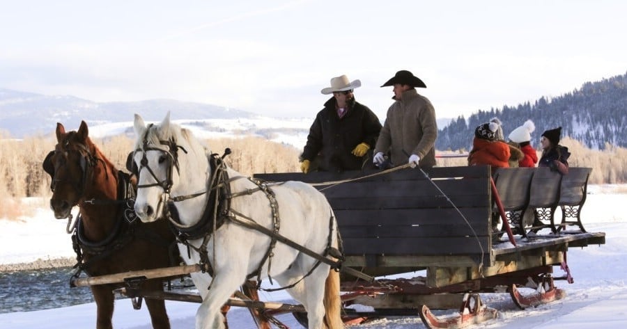 Snake River Ranch Sleigh Ride image