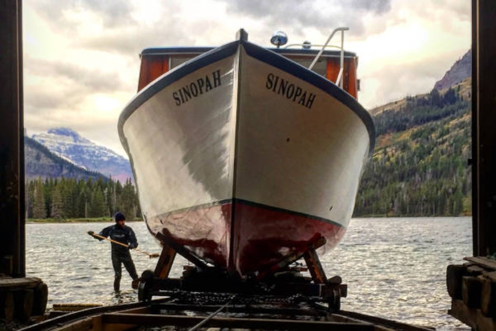 Two Medicine Lake Scenic Boat Tour in Glacier Park Tour Image 11