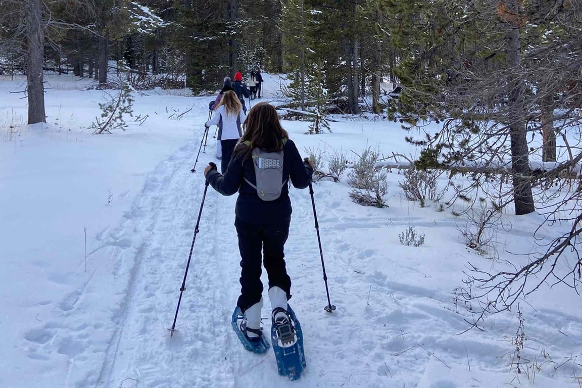 Private Big Sky Snowshoe Tour Image 9