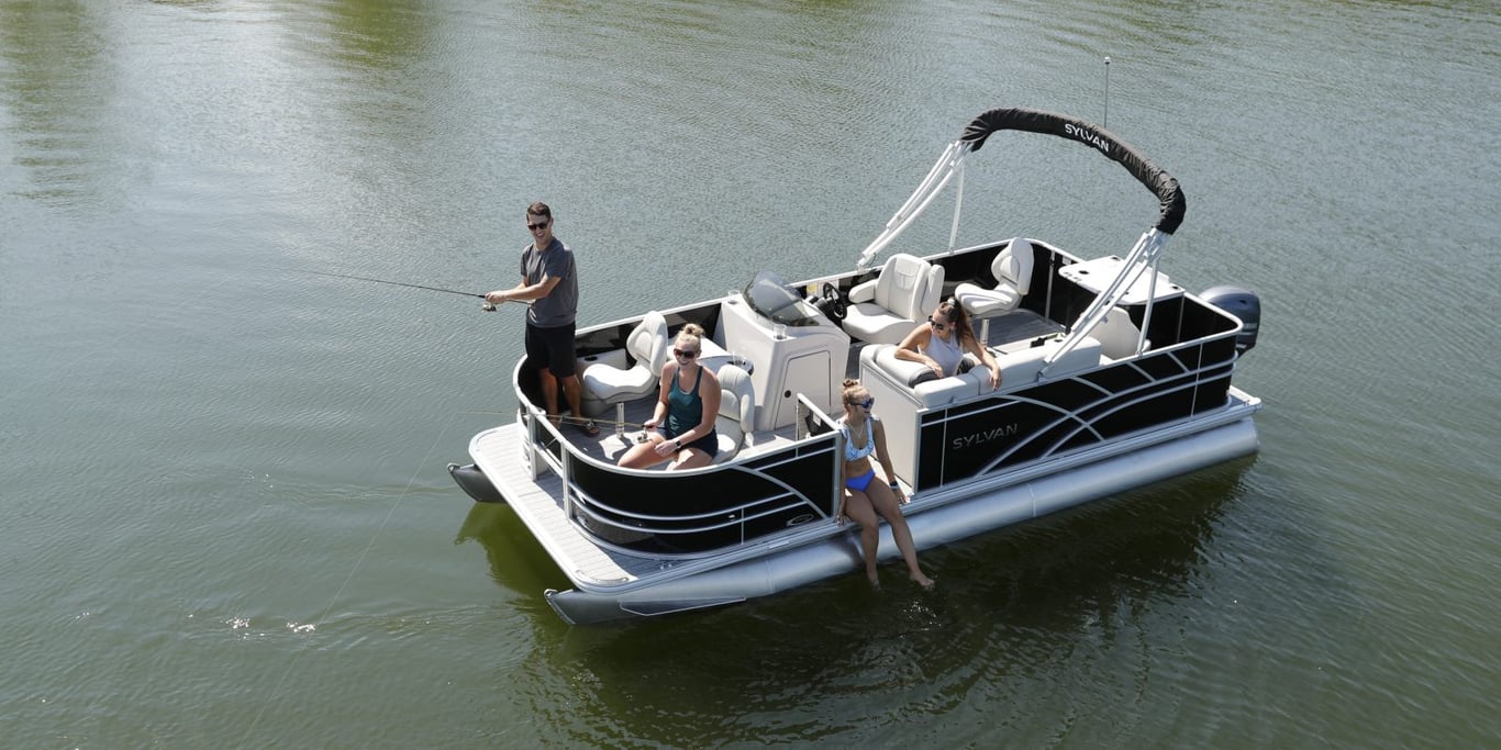 Full-Day Whitefish Lake Pontoon Boat Tour Image 1