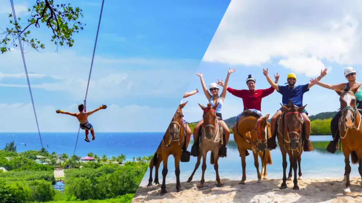 Extreme Zipline & Horseback Riding Adventure image