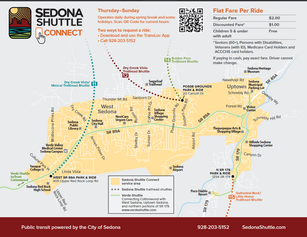 Getting Around Sedona: Your Guide to the Free and Paid Shuttles