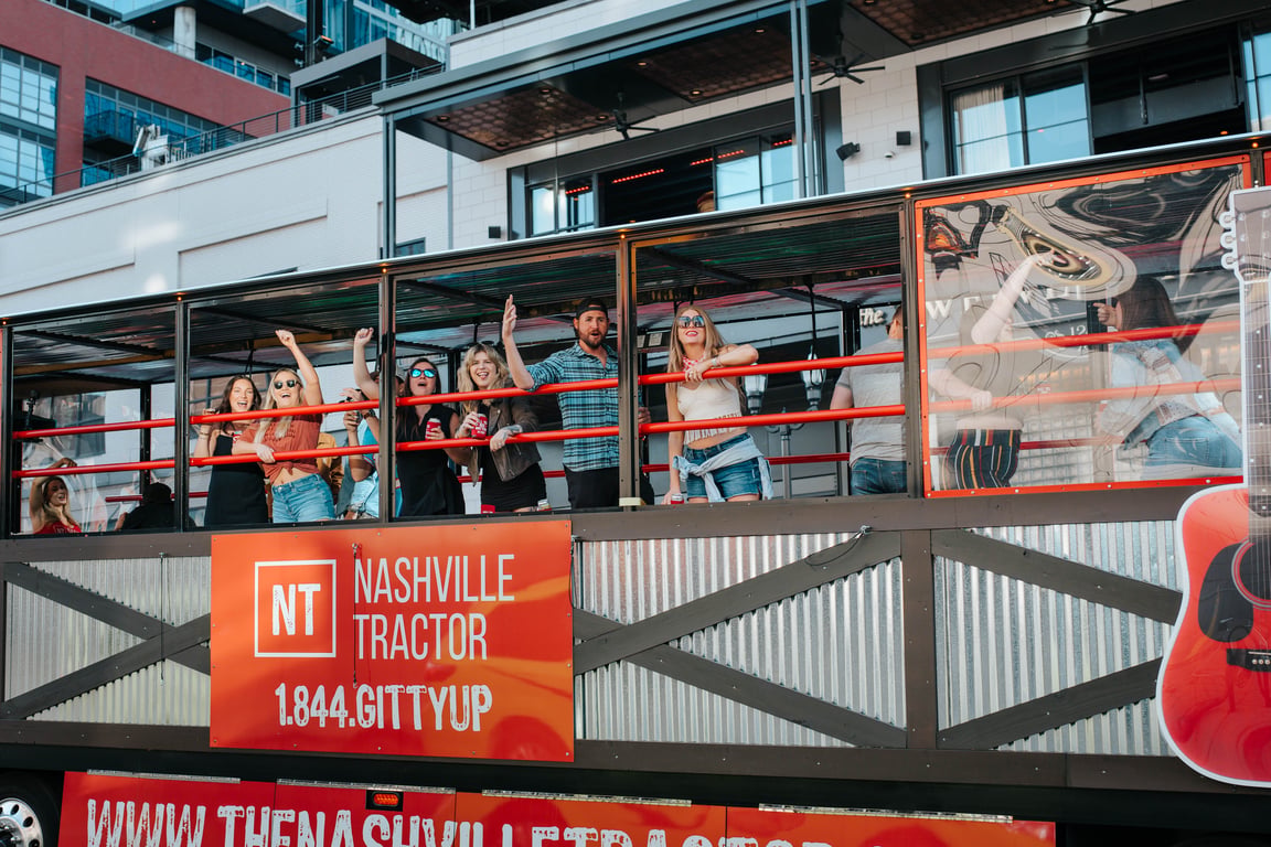 Nashville Tractor Party Wagon XL | Open-Air Party Tour for Groups Tour Image 5