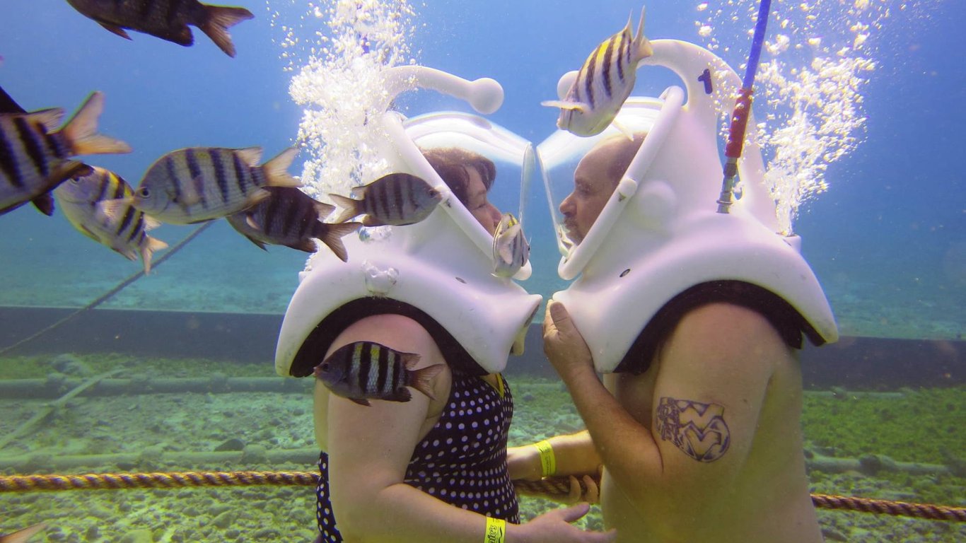 SeaTrek Underwater Helmet Diving Experience in Downtown Cozumel image