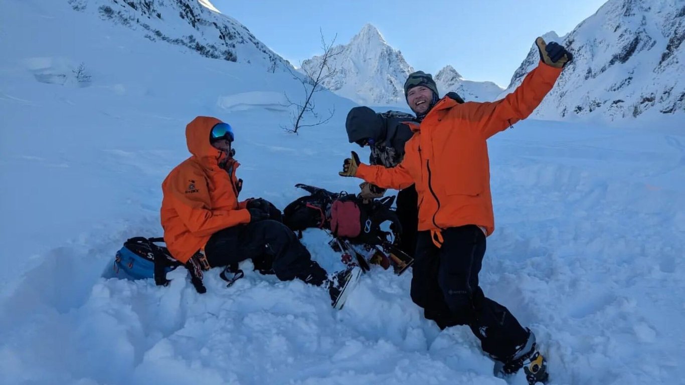Snowmobile Assist Backcountry Ski Touring Tour Image 4