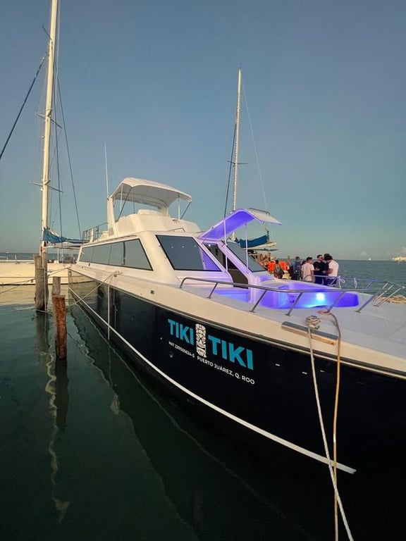Tiki Party Boat Rental In Cancun Tour Image 1