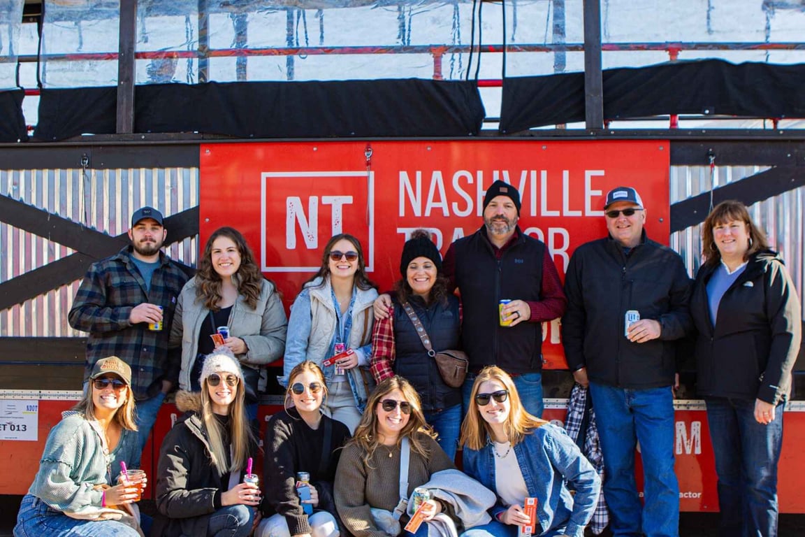 Private Nashville Tractor Party Wagon - Original Tour Image 1