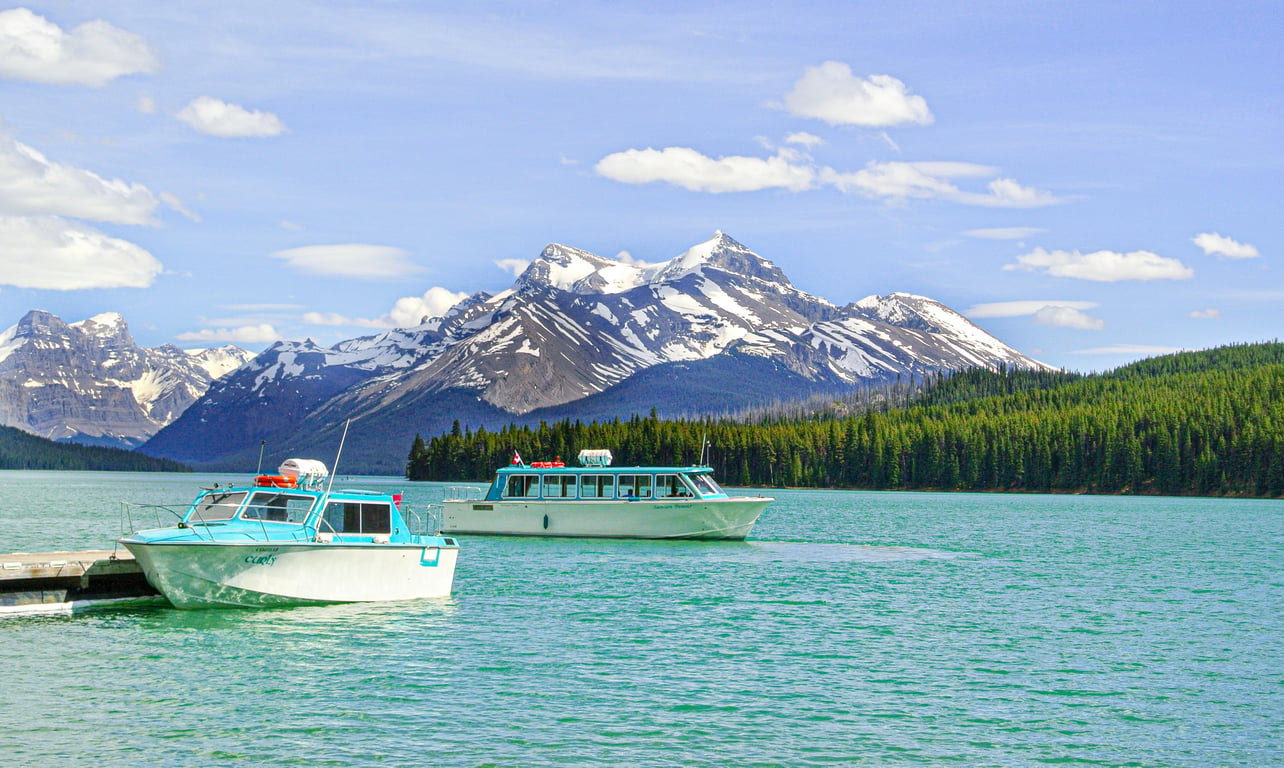 Boat in Yellowstone image