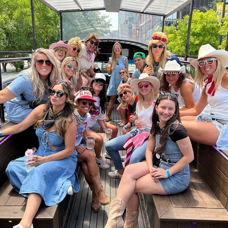 Nashville's Honky Tonk Party Express | Afternoon & Evening Party Bus Tour Image 1