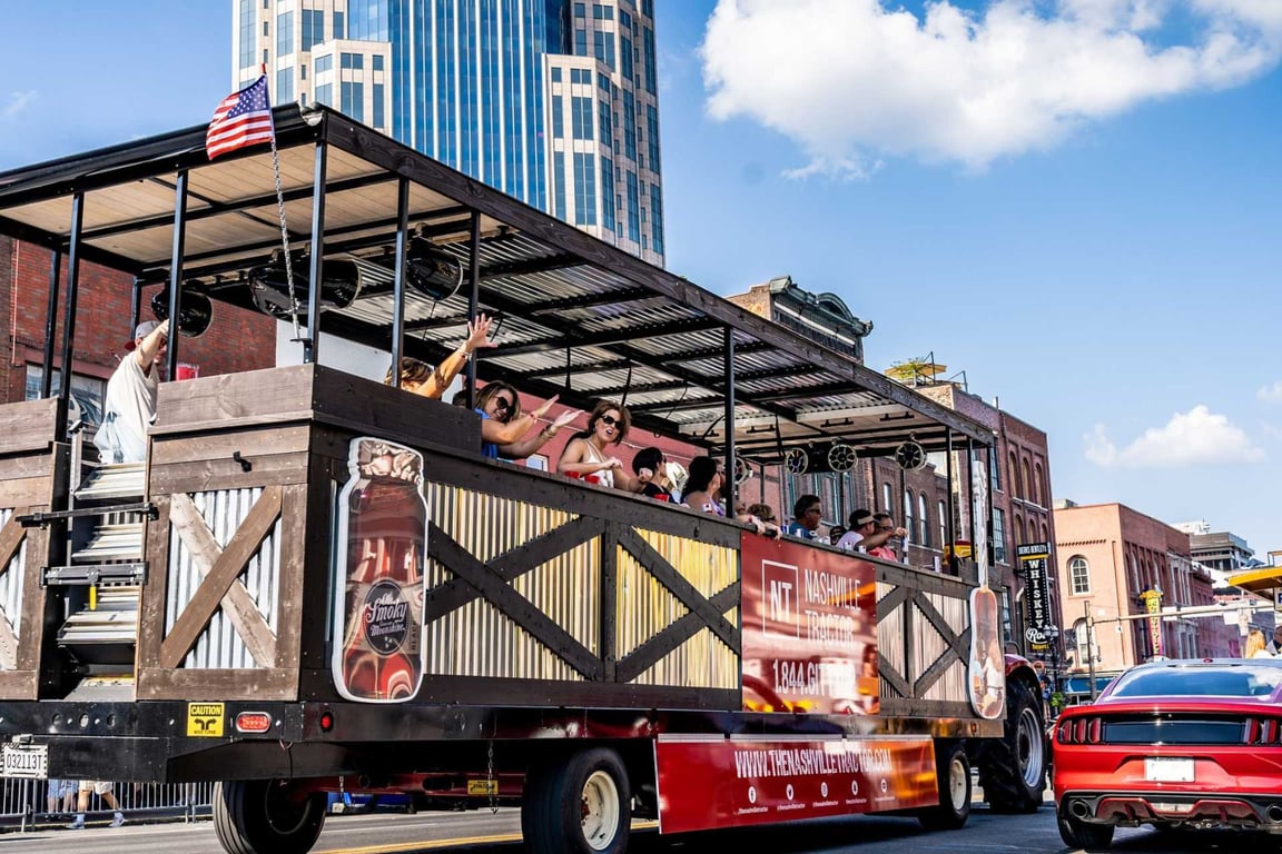 Private Nashville Tractor Party Wagon - Original Tour Image 7