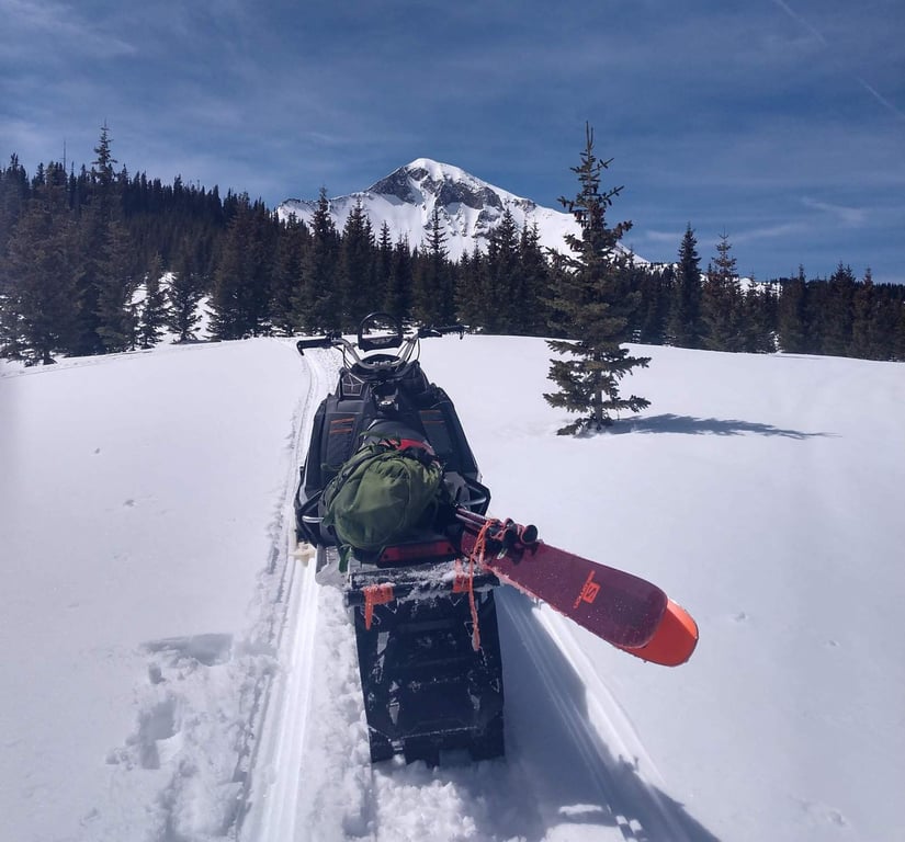 Snowmobile Assist Backcountry Ski Touring image