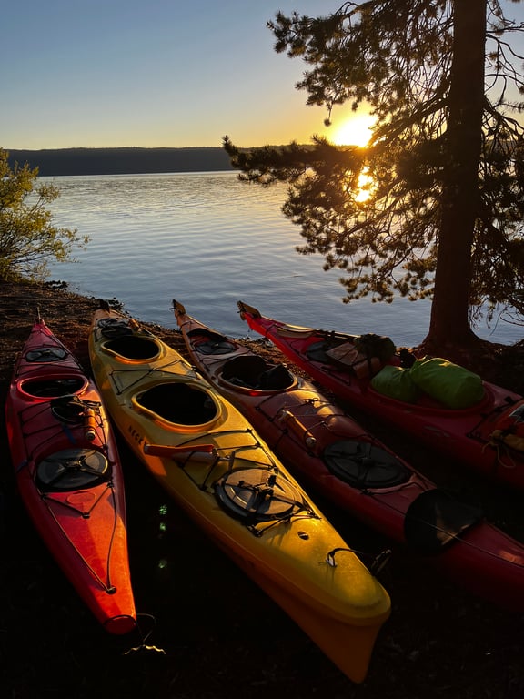 Morning Kayak On Yellowstone Lake Tour Image 4