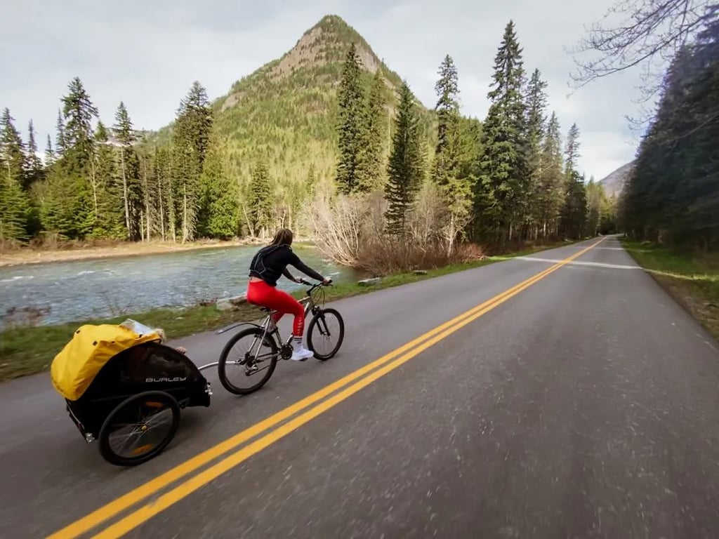 East Glacier Waterfall Hike & Bike image