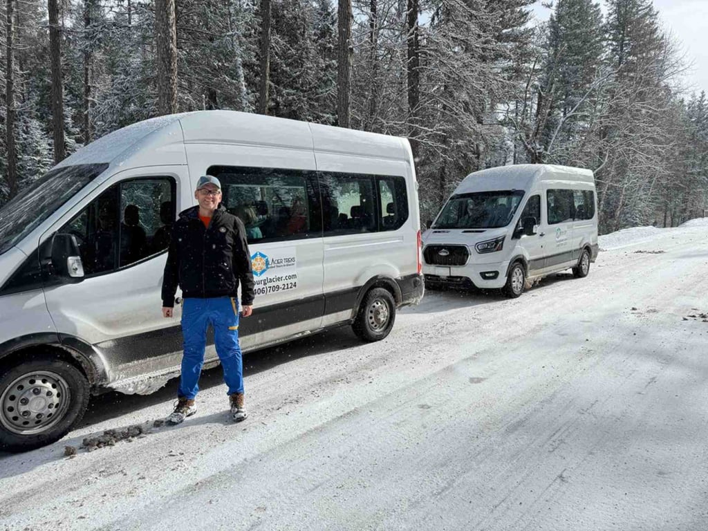 Winter Driving Tour of Glacier National Park image