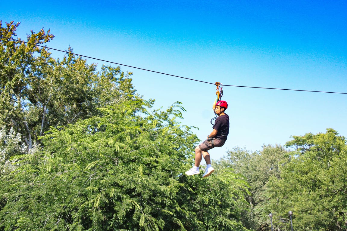 Zipline in West Yellowstone image