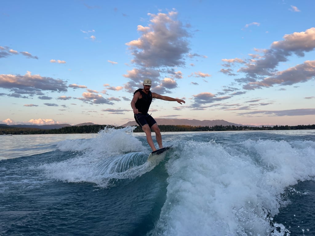 Whitefish Lake Wake Surfing Full-Day Tour Image 5