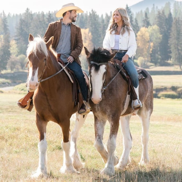 Clydesdale Horseback Riding image
