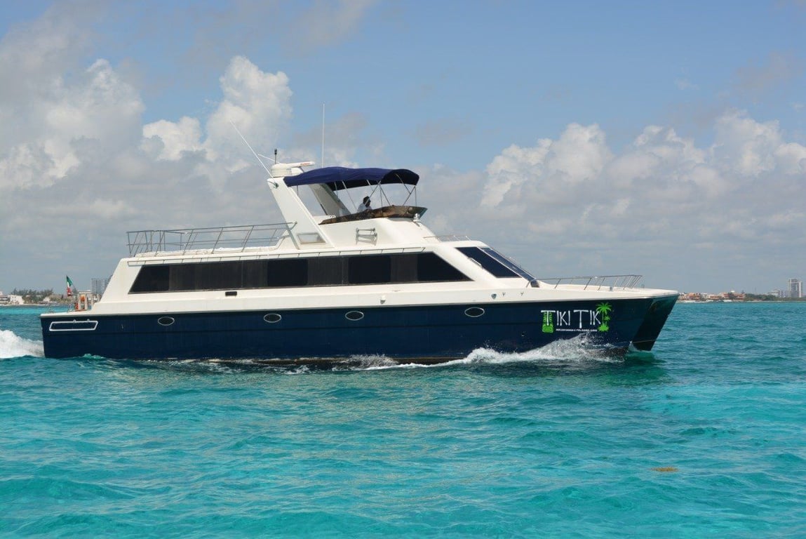 Tiki Party Boat Rental In Cancun image