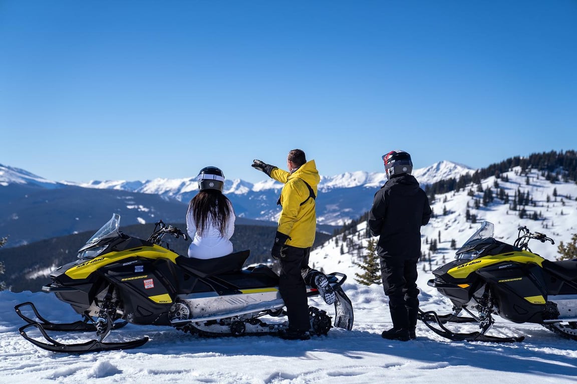 Afternoon Half Day Camp Hale Snowmobile Tour Tour Image 3