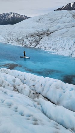 Anchorage Heli-Glacier Paddleboarding Tour Image 1